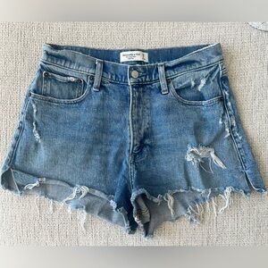 Abercrombie & Fitch High Rise Cutoff Short Size 28/6 - Curve Love